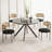 Saveta Round Metal Base Dining Table-97872695-97872696-97872697