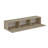Modern TV Stand with Wall-Mount Option, 100% Melamine Coated Particle Board, Travertine Color, 70.9 x 17.7 x 12.4 inches | Stylish Geometric Design | Durable & Functional for Living Room Entertainment Systems-114228242