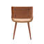 Basil Faux Leather Mid-Century Dining Chair-1547497405