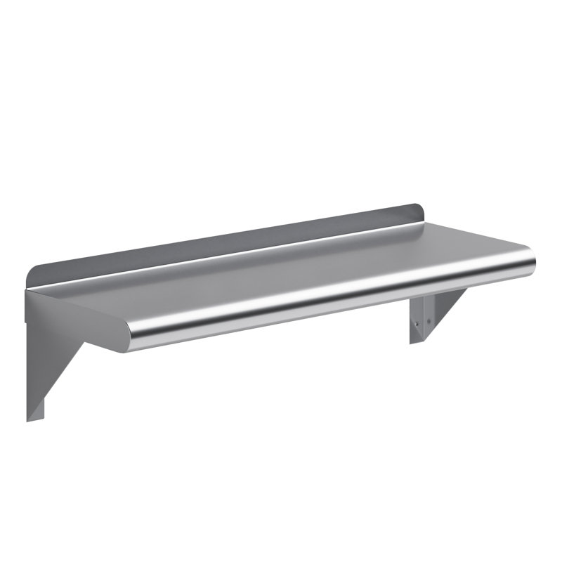 8 in. x 24 in. Stainless Steel Wall Shelf