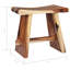 Almus Solid Wood Accent Stool