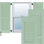 Deux volets à persiennes égales Americraft (par paire)-80846455-80846514-80846480