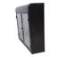 Armoire de rangement murale en métal à 2 portes avec portes et tablettes en verre trempé pour la salle de bain-624993848