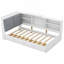Lit plateforme simple avec tête de lit, tablettes et 2 tiroirs-2138027037