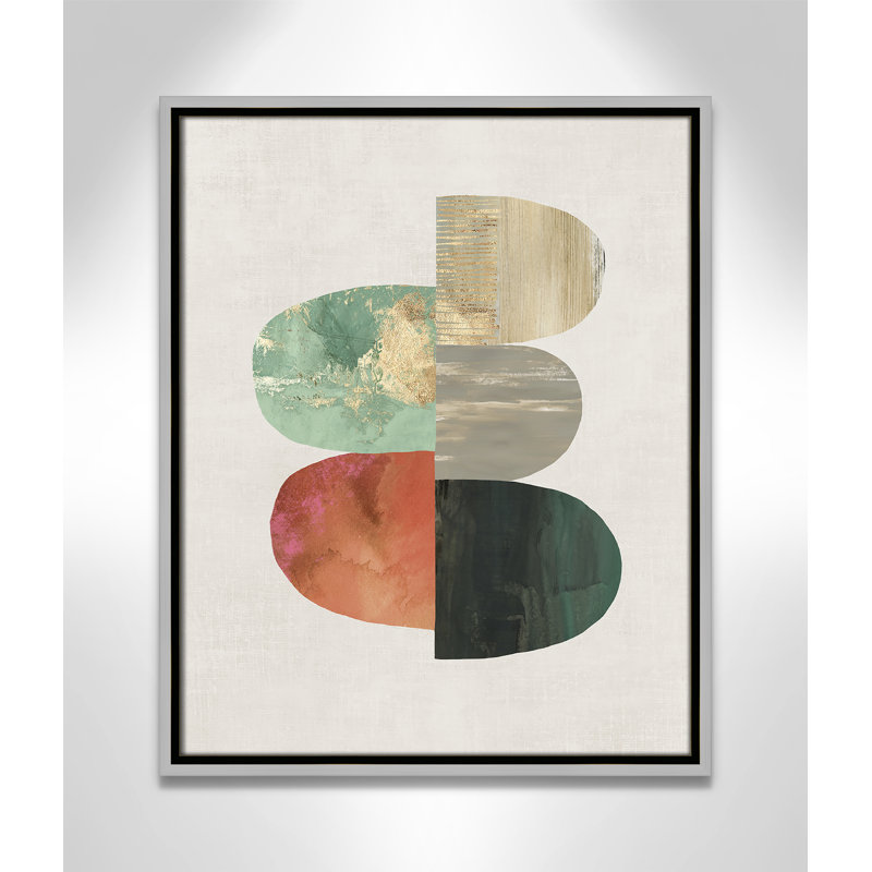 Westcreek Evolving Energy I - Painting Print, Picture Framed Canvas, 21.5" H x 17.5" W, Black