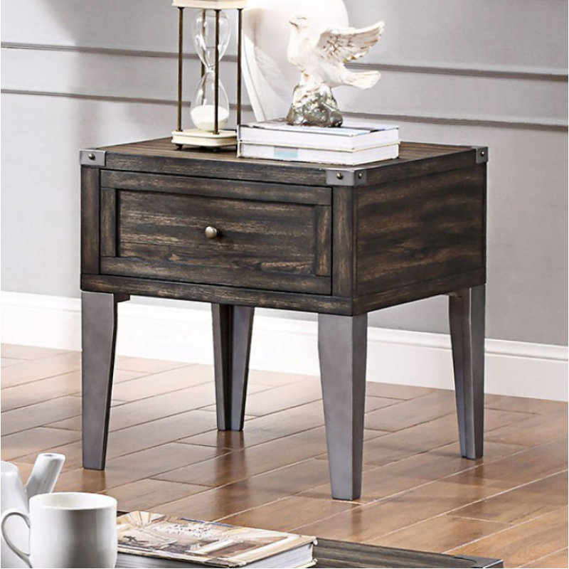 Cannyn Solid Wood Top End Table with Storage