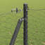 Vidaxl Fence With Posts PVC-Coated Steel-116798087-116798094