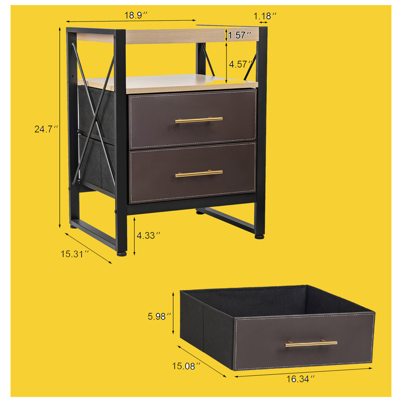 18.9'' W Nightstand