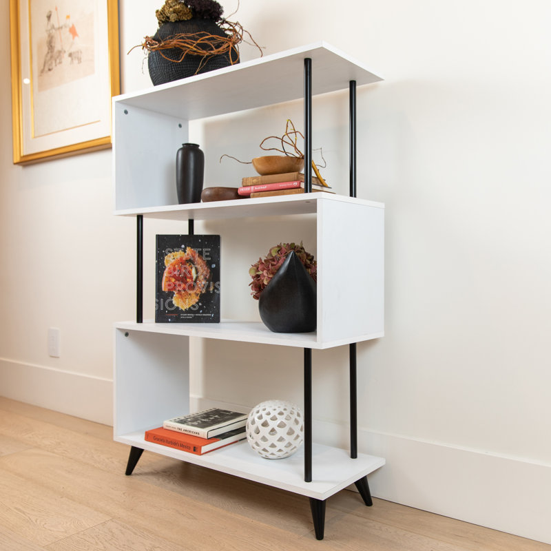 Bibliothèque moderne Breuer, (4 tablettes) H 46,5 po x l 31,5 po x P 11,8 po