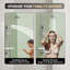Combo de douche à pluie murale en acier inoxydable de 38 po de hauteur avec douche à main réglable et tablette de rangement-112277838