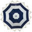 Parasol rayé d'extérieur de plage avec inclinaison - 6,5 pi-102333407