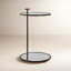 Ciro Metal & Mirrored Side Table-1074595657