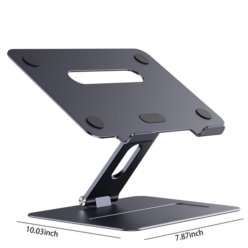 Support portable pliable pour ordinateur portable, Gris