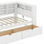 Lit de jour simple en bois Milahni avec 2 tiroirs, tablette et ports de chargement USB-1024401932