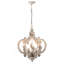 Lustre en bois French Country
