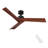 52" Black Lowe Profile Ceiling Fan without Light