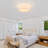 3-light Modern Drum Semi Flush Mount Ceiling Light Fixture-626403972-623023940