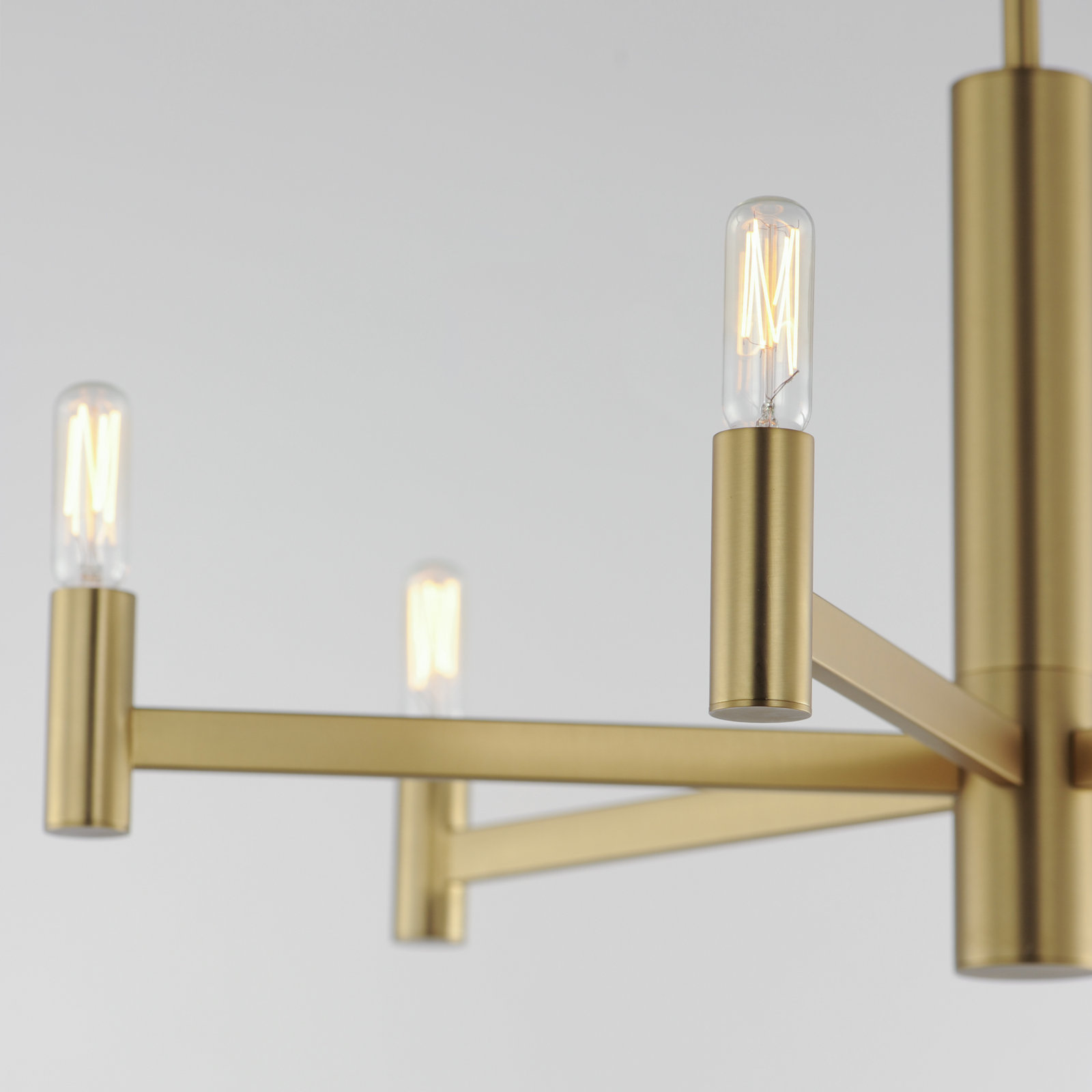 Ilene 6 - Light Dimmable Chandelier, Natural Aged Brass