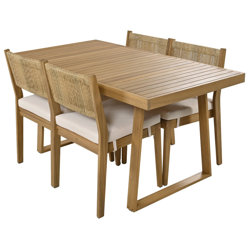 Ensemble de table et chaises de salle à manger U_Style, Blanc