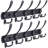 Dseap Coat Rack Wall Mounted - 5 Tri Hooks, Heavy Duty, Stainles...
