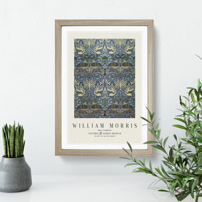 Peacock and Dragon by William Morris - Picture Frame Painting