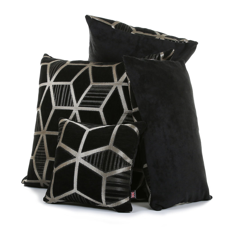 Mordenhill Geometric Square Cushion, Large