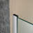 60-61" W x 76" H Pivot Frameless Single Swing Hinge Shower Door, 3/8 in. (10mm) Thickness Shattered-Proof Tempered Clear Glass-107531426