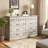 Commode 10 tiroirs 55 po