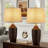 ChenJoss 23" Ceramic Table Lamp Set, suitable for bedrooms, living rooms, desks, and offices