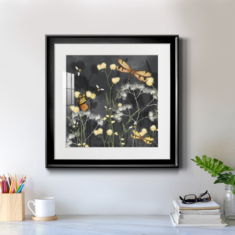 «Garden Magic I-Premium», reproduction encadrée prête à être accrochée, Papier encadré noir, H 30,5 po x l 30,5 po x P 1,5 po