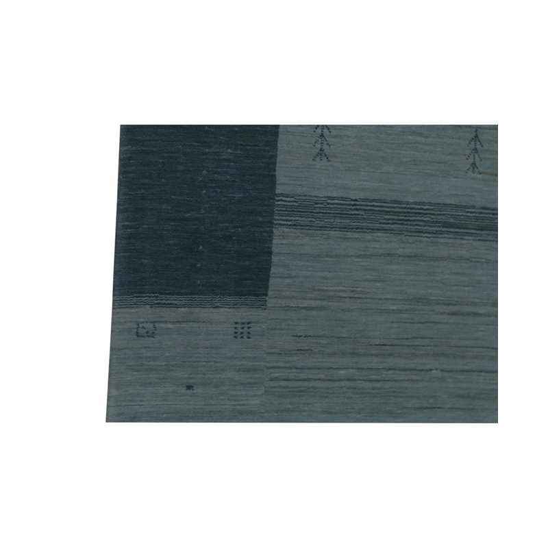 Gabbeh Wool Area Rug in Aqua