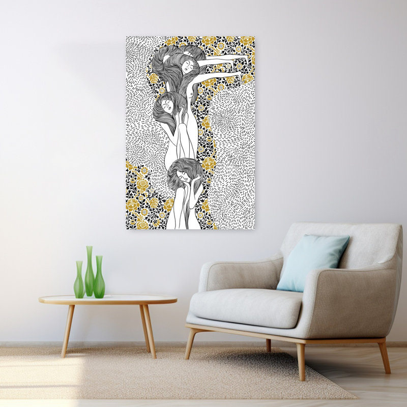 Art contemporain contemporain abstrait, H 48 po x l 32 po