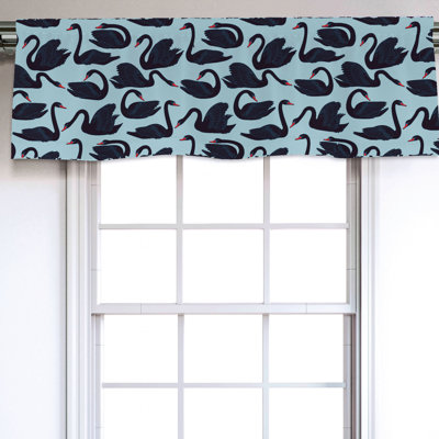 Sateen Ruffled Window Valance