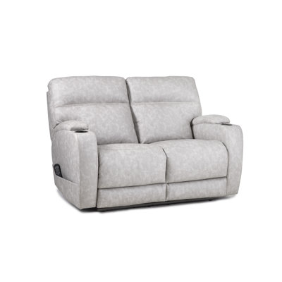 Mochnick 60'' Upholstered Power Reclining Loveseat