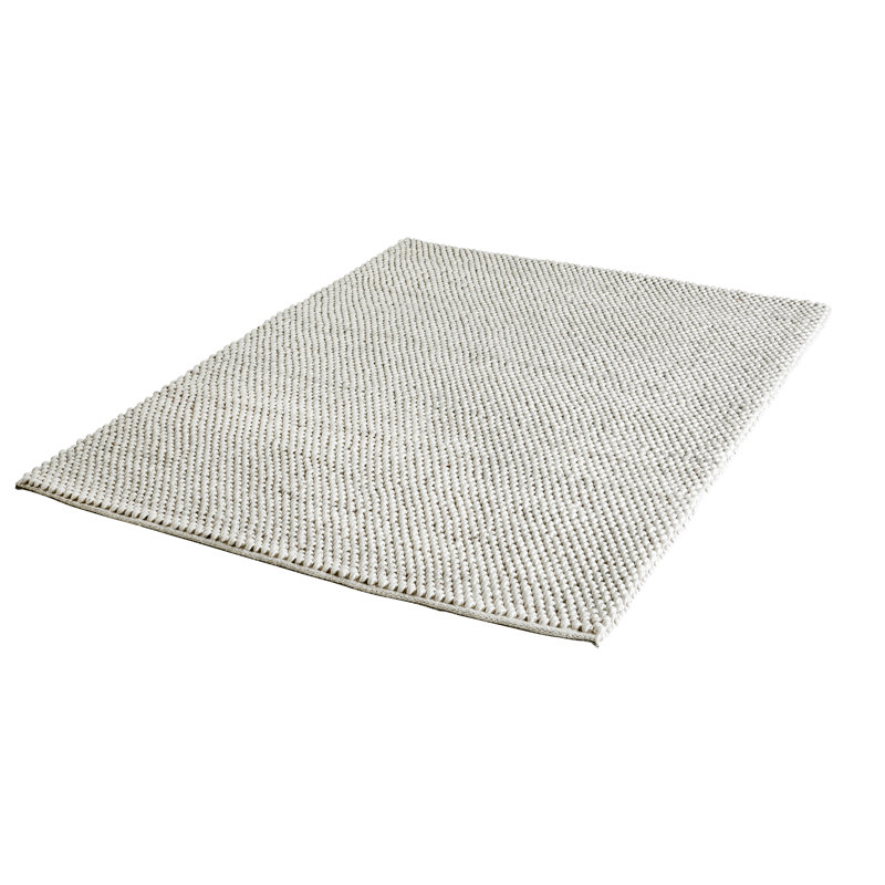 Loft Geometric Handmade Area Rug, Rectangular 80 x 150cm, Ivory