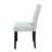 8032 Black Table And (4) Silver Chairs