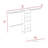 Bergen 1-Drawer 4-Shelf Closet System Dark Walnut