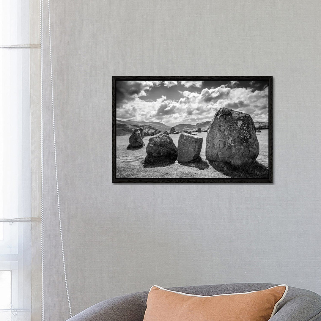 Castlerigg Stone Circle Lake District National Park von Stephen Hodgetts - Galerie-verpackte Leinwand Giclée auf Leinwan...