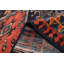 Tapis rouge rétro Melis 4 pi 3 po x 6 pi 8 po
