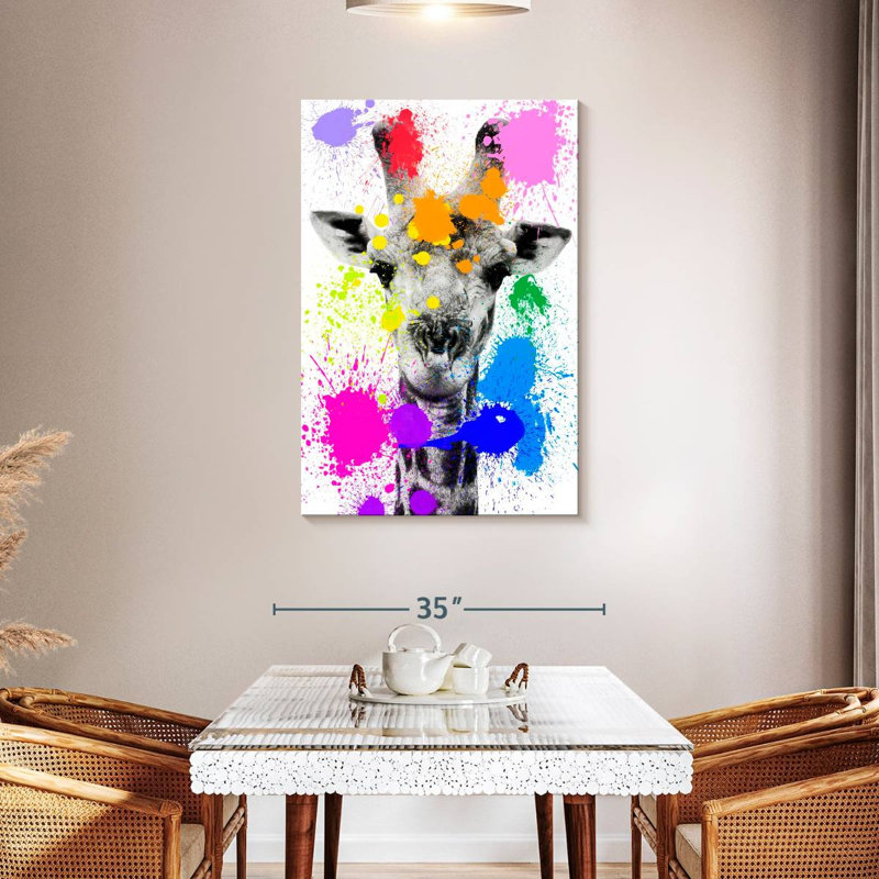 Brampt Safari Splash Giraffe, 45" H x 30" W