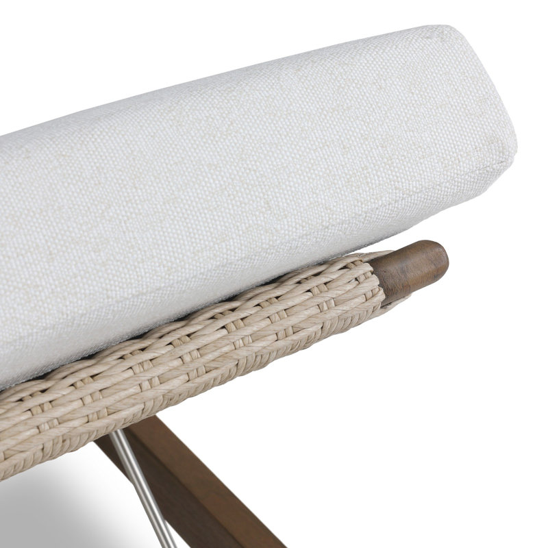 Finnegan Outdoor Double Chaise, Alessi Linen