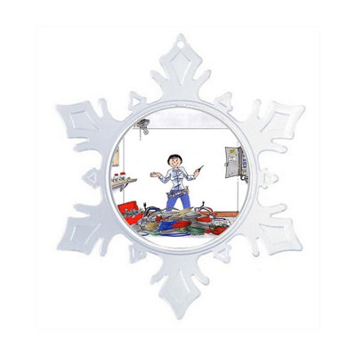 5.5'' Handmade Holiday Shaped Ornament