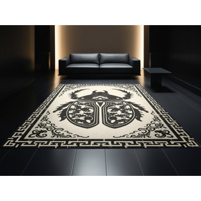 Tapis oriental classique beige / beige Scarington