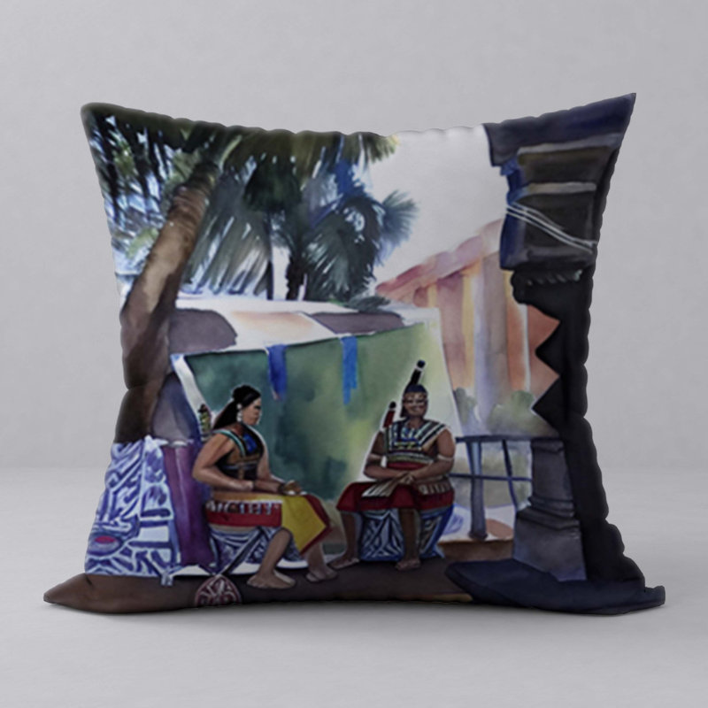 Reversible Throw Pillow