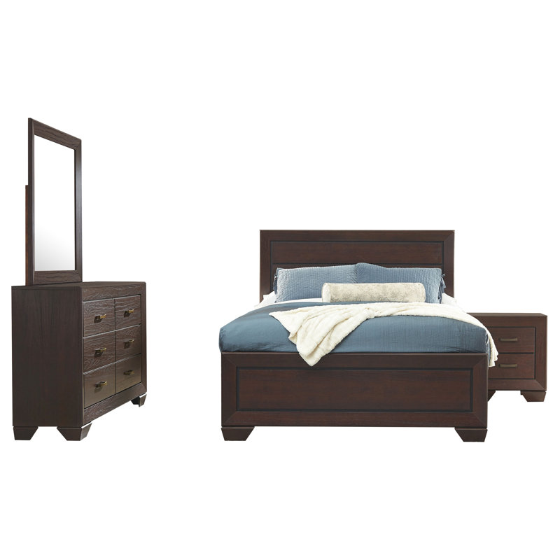 Lisandro 4-piece Queen Bedroom Set Dark Cocoa, Queen