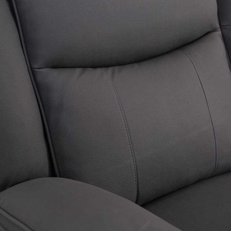 Maplewood Milan Manual Recliner Armchair - Mocha, 102" H x 249" W x 249" D, Reversible, Manual