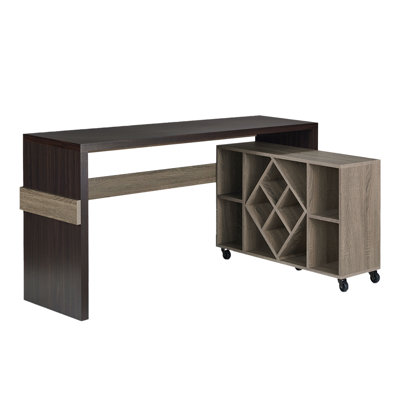 Messerly 2pc Home and Office Ebro Modular Writing Desk
