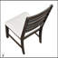 Ensemble de salle à manger 5 pièces en bois de style classique avec finition espresso foncé, rallonge et chaises confortables pour des repas élégants
