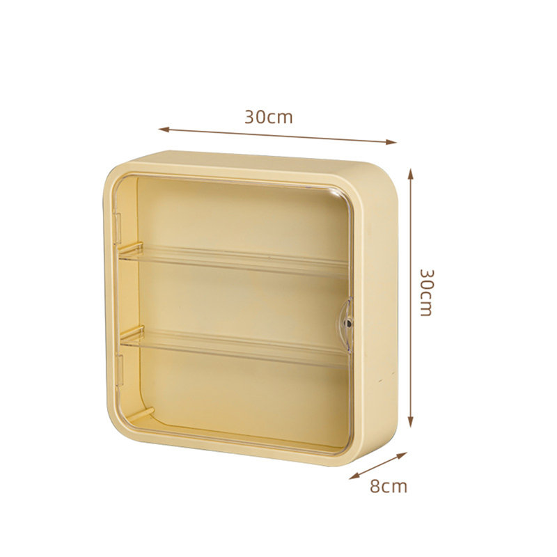 Clear Display Case For Figures Wall-Mounted & Desktop, Yellow