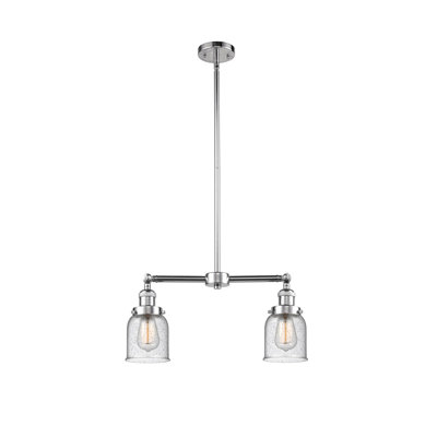 Cloche - 2 lumières pour îlot de 21 po
